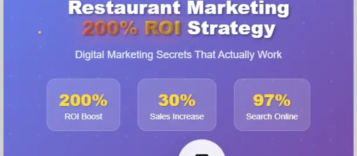 restaurant marketing plan digital and traditional